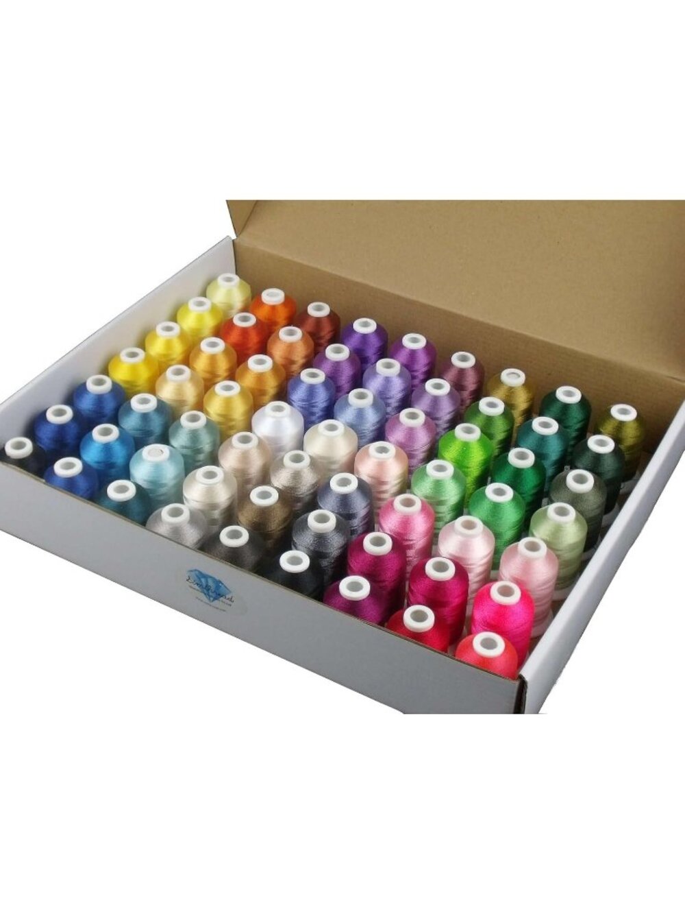 New 63 Colors Polyester Embroidery Machine Thread Kit